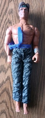 2 Max Steel Action Fig. Panther Claw 12'' '99 Mattel Loose