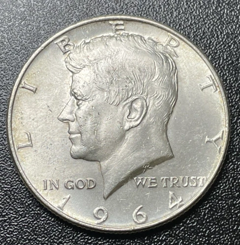 1964 Kennedy Silver Half Dollar About Uncirculated