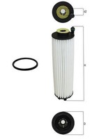 Mahle ÖLfilter OX 1366D Filtereinsatz 54Mm FüR Mercedes Klasse W206 W214 CLE GLC