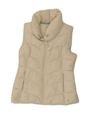 Joules Damen wattierte Weste UK 12 Medium cremeweiß Polyester CF01