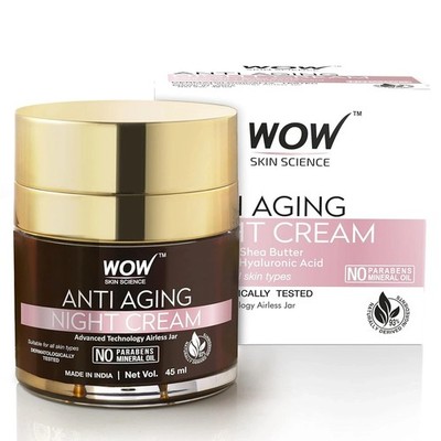 WOW Skin Science Anti-Aging Nachtcreme 50 ml ohne Parabene Mineralölfrei