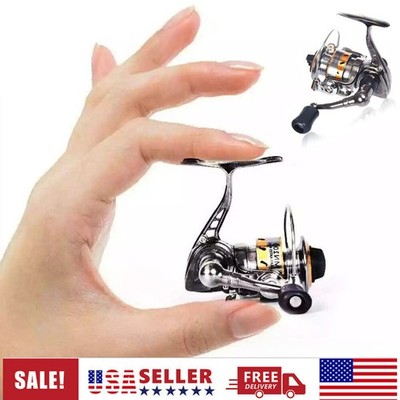 POWER Full Metal Mini Small Spinning Reels Carp Raft Fishing Wheel Fish Gear