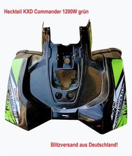 Partie Arrière De Carénage Noir/Vert E- Quad Enfant KXD Commander ECO 1200W