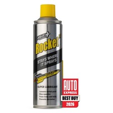 Rocket TT Super Lubricant Spray Cap & Straw 450mL Anti Squeaks Rust Corrosion