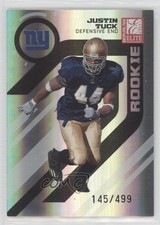 2005 Donruss Elite Rookie /499 Justin Tuck #162 05u8