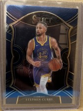 2020-21 Panini Select Steph Curry Concourse Level Retail Blue #57