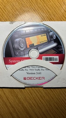System CD 3.61 Becker Traffic Pro BE 7945 7949 Cascade 7941 7944