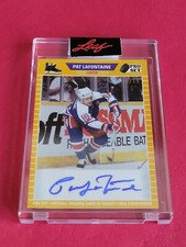 PAT LAFONTAINE -  2020-21 LEAF PRO SET MEMORIES AUTOGRAPH /15