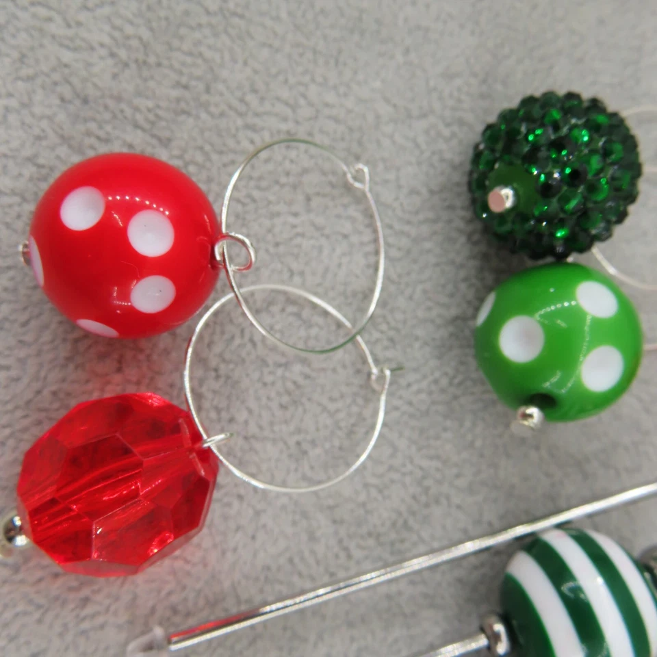 NAVIDAD Aperitivo Selecciones Entremeses Cóctel Vino Dijes JUEGO DE ANFITRIONA 18 piezas Foto 4 de 4