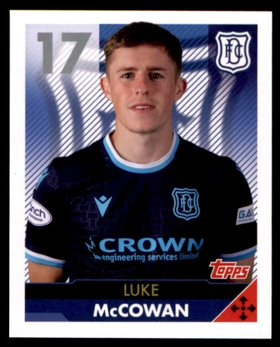Topps Scottish SPFL 2021-2022 - Luke McCowan Dundee No. 56