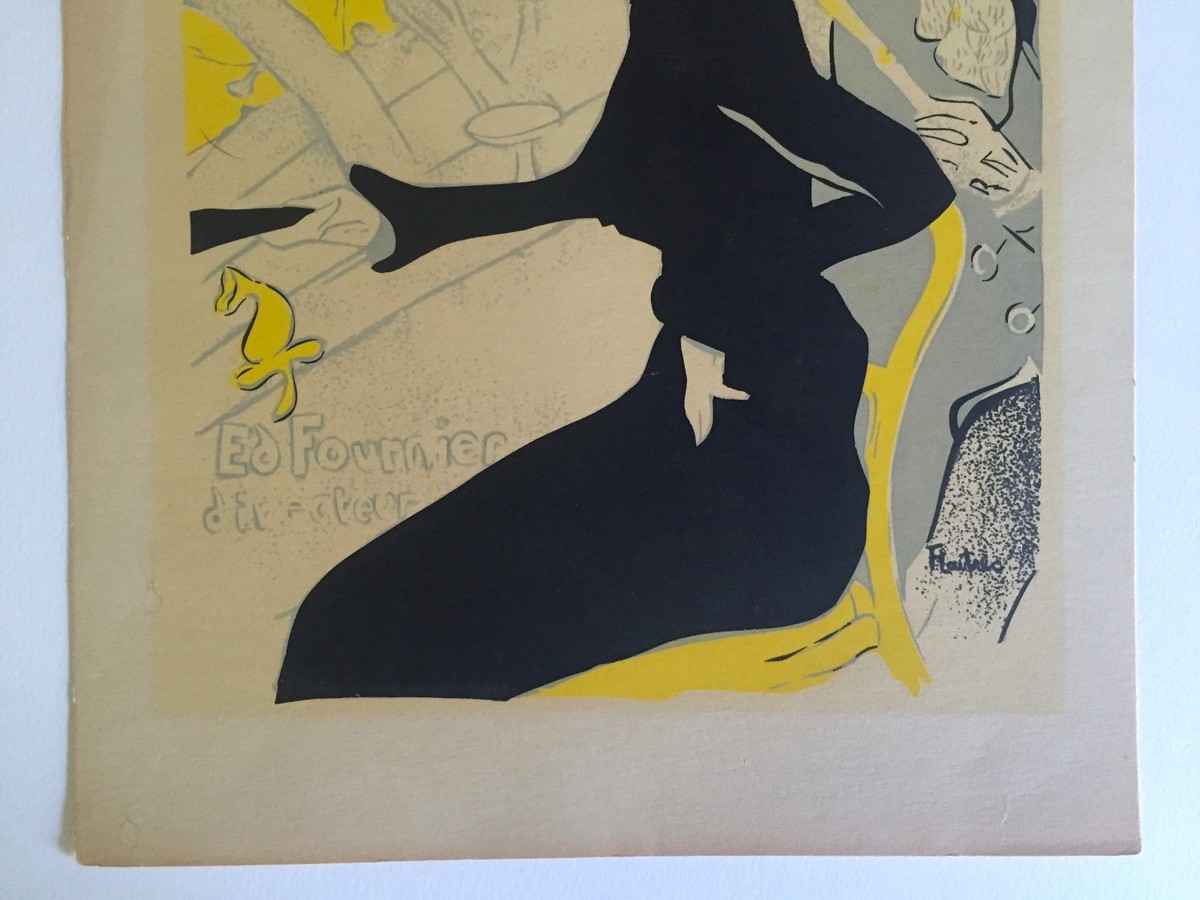 【正規作品】ロートレック『Divan Japonais』シルクスクリーン 正規作品】ロートレック『Divan Japonais』シルクスクリーン