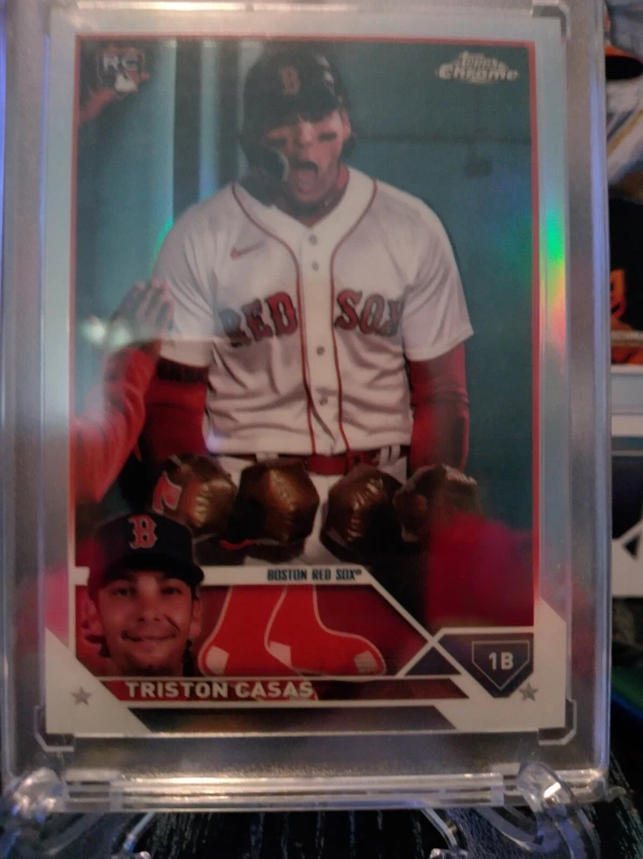 Tristan Casas 2023 Topps Chrome Update - SP Image Variation RC - Image 2 of 3