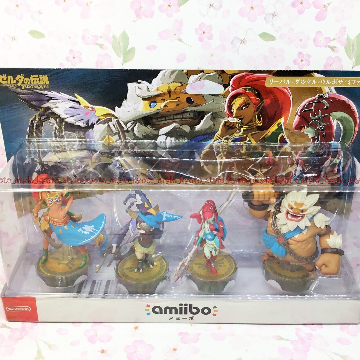 Amiibo Zelda Breath of the Wild Champion Revali Daruk Urbosa Mipha