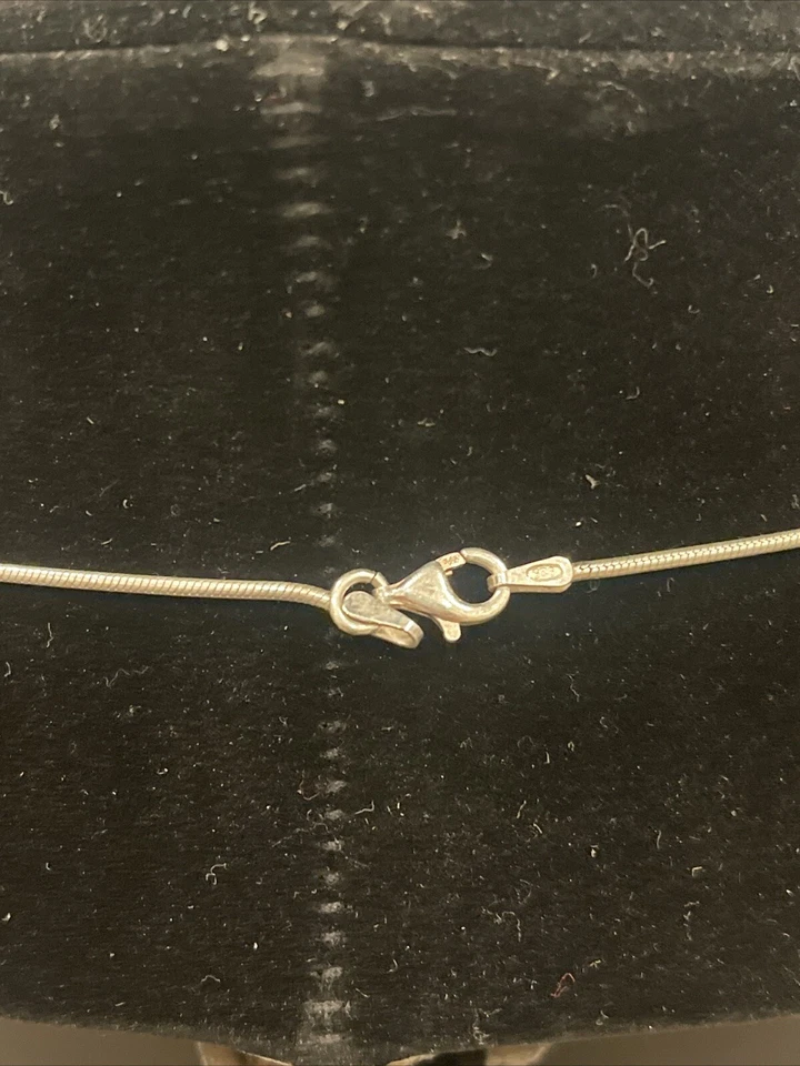 Colar longo Robert Lee Morris prata esterlina cristal rocha transparente lágrima - Imagem 4 de 4