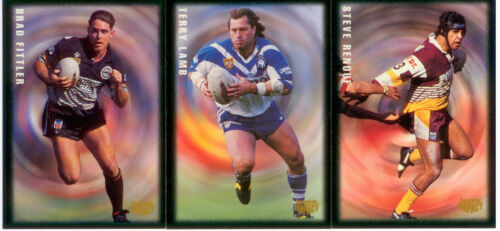 1995 Dynamic Rugby League Impact Pizza Hut Card Set (9)