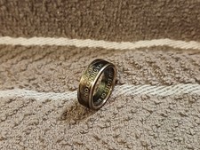 Washington Handcrafted Washington Quarters coin ring, size 6 2007 
