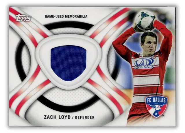 Zach Loyd 2013 Topps MLS Game Used Jersey MLS Kits Relic KIT-ZL