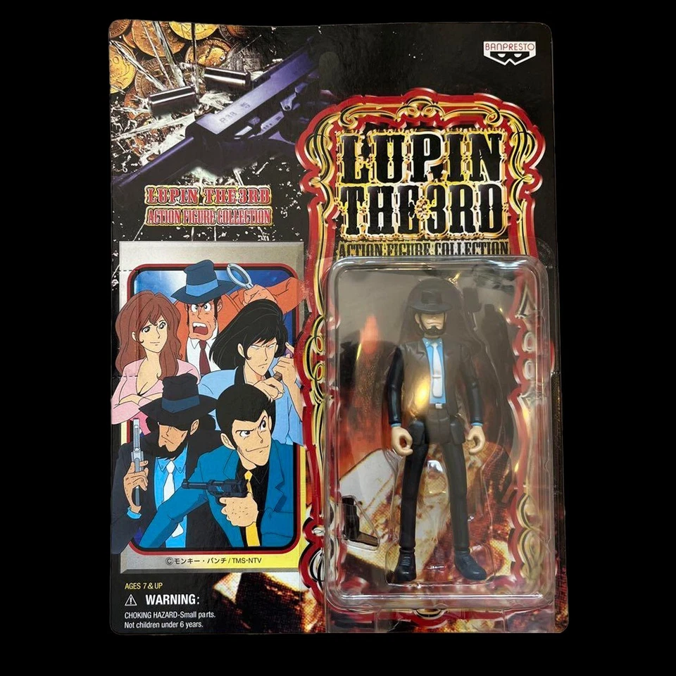 Lupin the 3rd Action Figure Collection Complete Set of 5 BANDAI 1998 Japan - Image 3 of 4