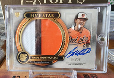 2021 Topps Five Star RYAN MOUNTCASTLE RC On-Card Autograph and Jumbo Patch #/25