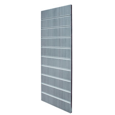 Slatwall Portrait Panel 100x40cm in Pino Grey Wall Mountable Display (D17/PG)