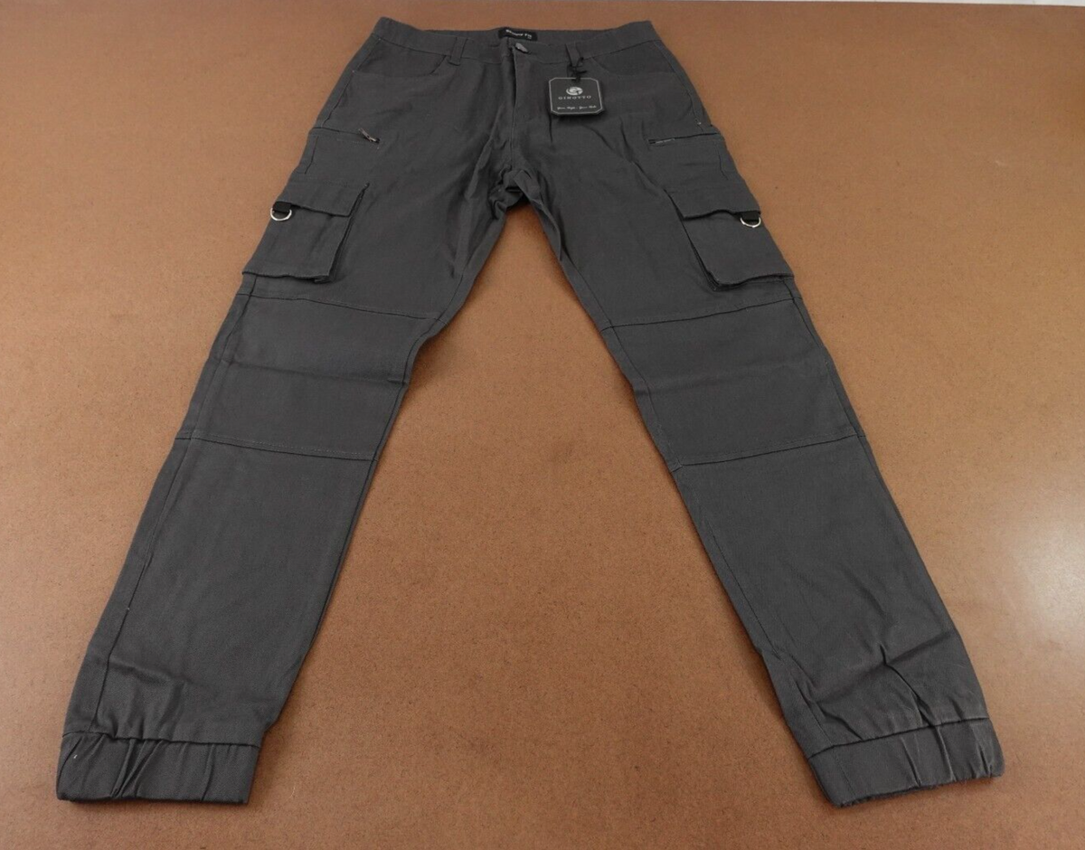 Gingtto Super Skinny Khaki Jeans Mens GINGTTO Men's Size 32