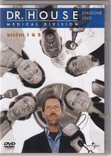 DR. HOUSE MEDICAL DVISION STAGIONE UNO DISCHI 1 E 2 DVD 8 Ep Hugh Laurie M08686