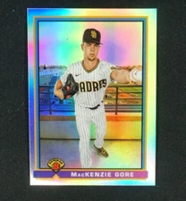 MACKENZIE GORE Rookie Prospect Chrome Refractor 91 2021 Bowman 91B-MG Padres