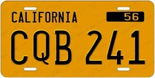 California Christine Personalized License Plate Metal Tag Auto Car ATV Bike