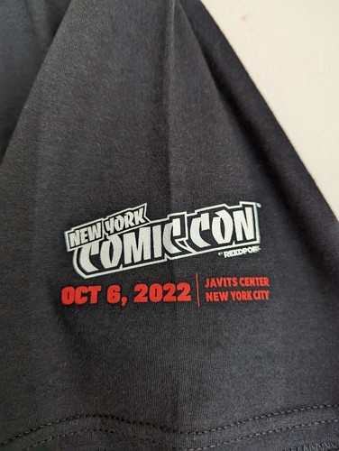 NYCC 2022 EXCLUSIVE NINTENDO "THE SUPER MARIO BROS MOVIE" BLACK TSHIRT LARGE - Picture 3 of 5