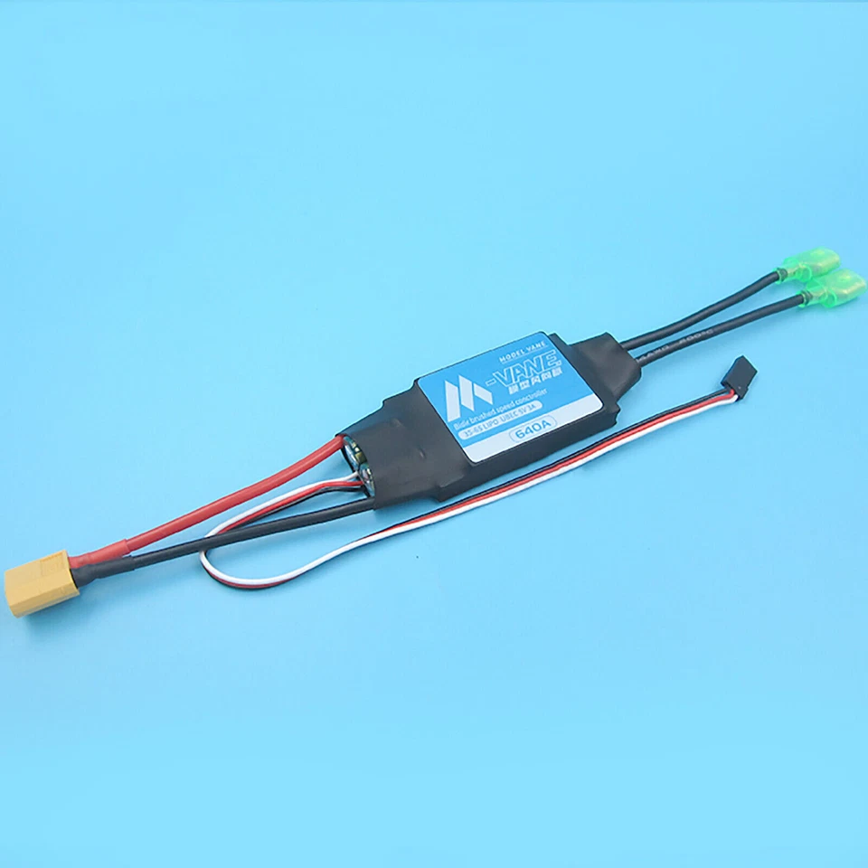 Two-way Brushed ESC 12v-24v 640A860A High-Power ESC Fit for Model Weather Vane - Image 3 of 4