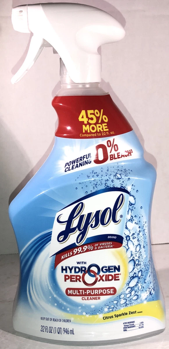 Lysol hydrogen peroxide 2024 multi purpose cleaner