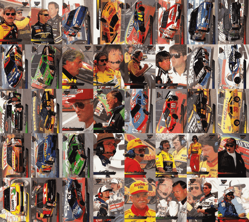 1995 Traks 5th Anniversary NASCAR 80 Card Set - Picture 2 of 2