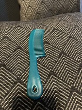 Vintage Goody Comb Hair Detangler Teal Unbreakable 6.5 Made In USA