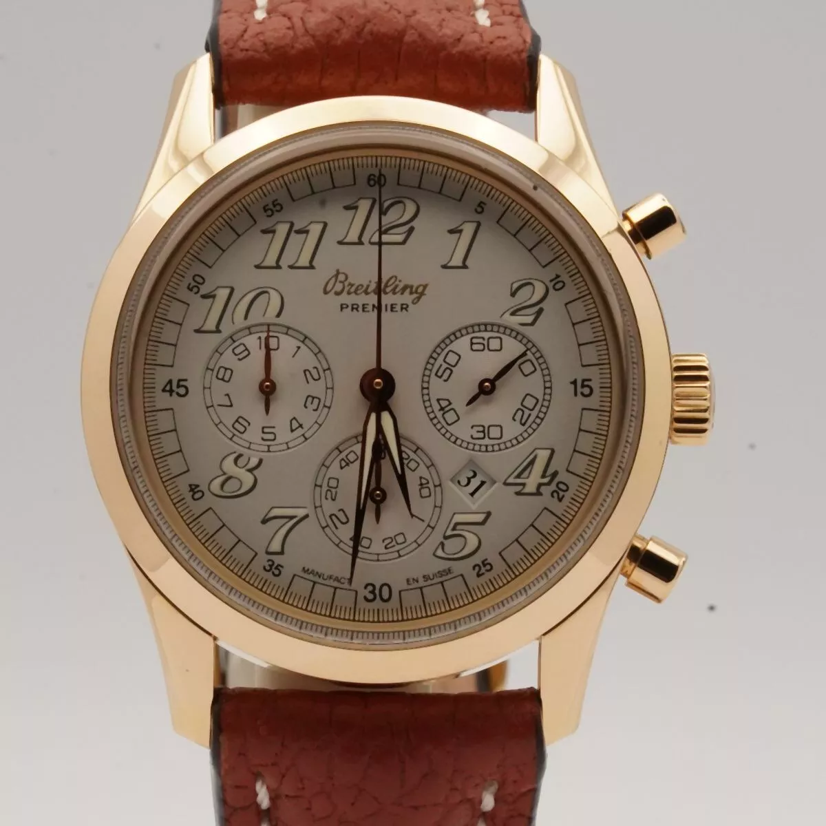 Breitling Navitimer Premier Men s Watch H42035 18K 750 Solid Gold Men s