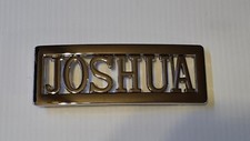 JOSHUA Custom Personalized Name Belt Buckle -Put your name or word on Buckle