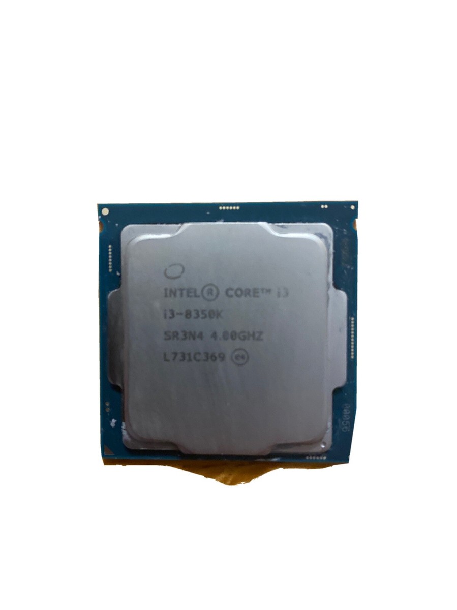 Intel Core i3-8350K CPU 4.0GHz 4-Core LGA 1151 R2 Unlocked Intel Core i3-8350K CPU 4.0GHz 4-Core LGA 1151 R2 Unlocked