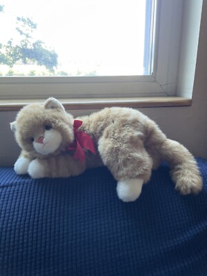 TY Beanie Babies Al E. Kat 1995 Orange Tabby Kitty 16” Cat Plush