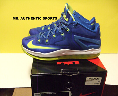 NIKE LEBRON 11 LOW Sz 10 SPRITE W/BOX WORN 2X V2 16 4 9 8 6 12 13 18 20 17 23 kd