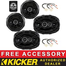 KICKER 43DSC6504 6.5" 6"X9"43DSC69304 OEM SPEAKER KIT F-150/350/450/550 2015-24