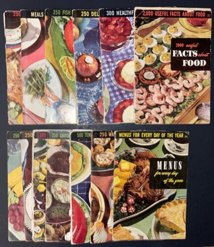 Lot of 13 Vintage 1950s Culinary Arts Institute Cookbooks/Recipe Booklets - Picture 1 of 7