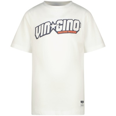 VINGINO Boys BASIC LOGO real white Größe 140 (10) SOMMER 2025 NEU 