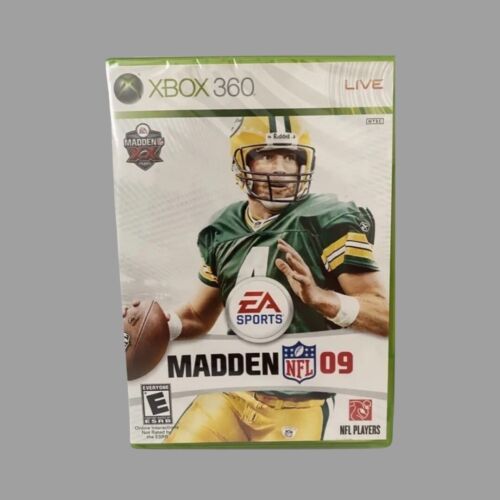 MADDEN 09 Microsoft Xbox 360 Brand New Factory Sealed with Exclusive Key ring. - Afbeelding 1 van 4