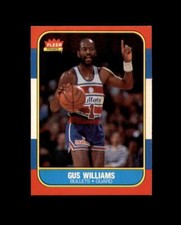 1986-87 Fleer #124 Gus Williams MINT Bullets Break 6