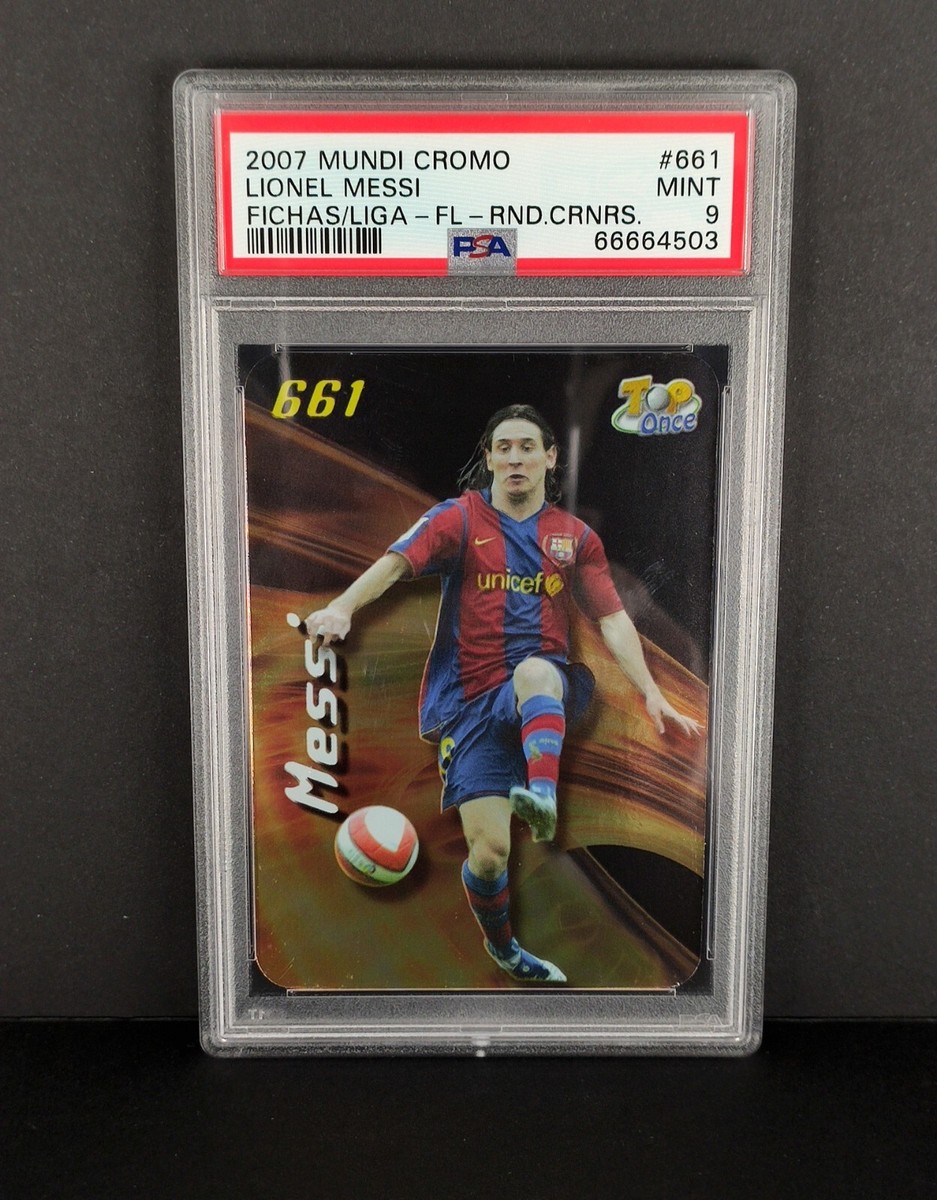 2007 Mundi Cromo Fichas De La Liga Round Corners Lionel