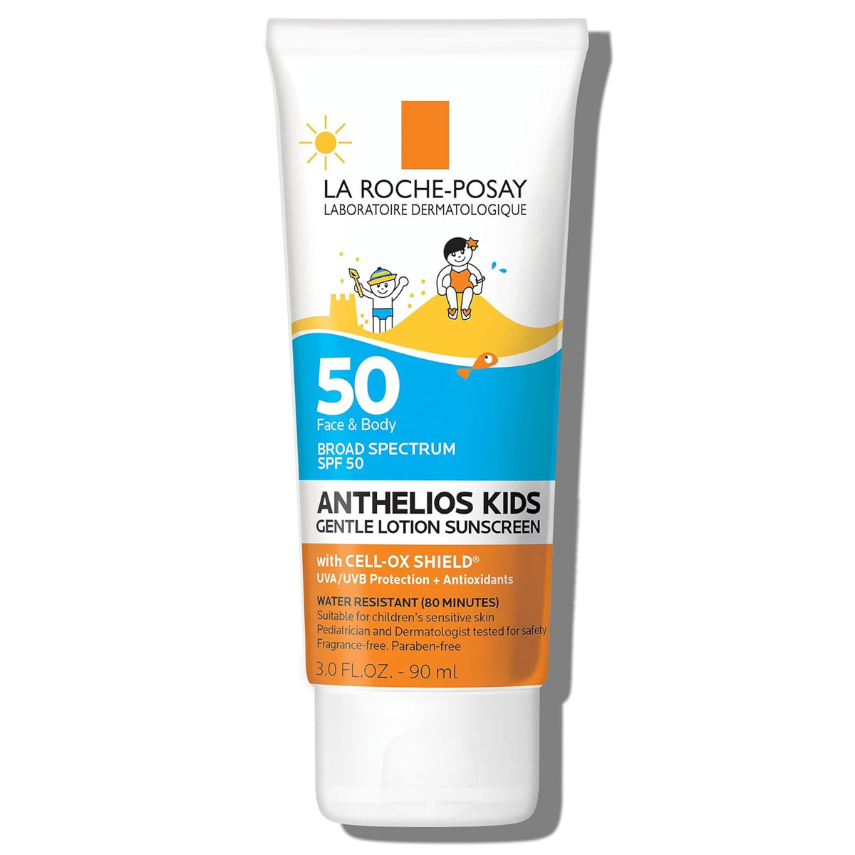 La Roche-Posay Anthelios Kids Gentle Lotion Sunscreen SPF 50, Broad  Spectrum SPF