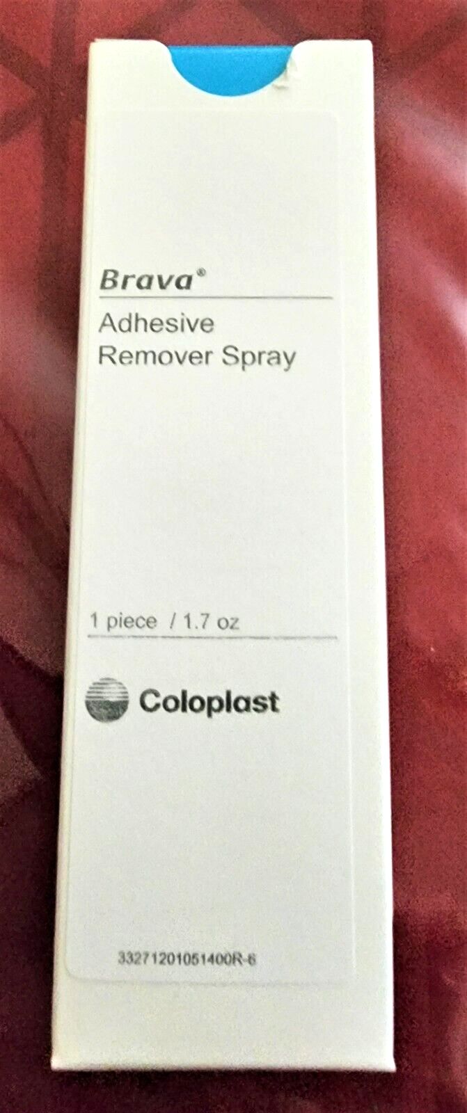 Brava Adhesive Removal Spray New 1.7 oz. Set of 2. For Ostomy Care