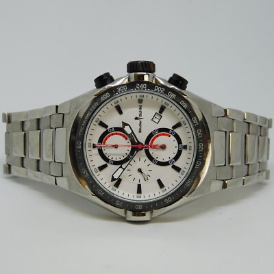 Studer Schild 1239M All Stainless Steel Quartz Men's Watch Sz. 8'' New Battery