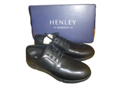 Henley Comfort Andrew Black Smart Lace 