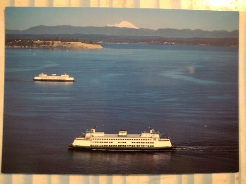 PHOTO POST CARD WA STATE FERRIES MUKILTEO CLINTON WA - Picture 9 of 12