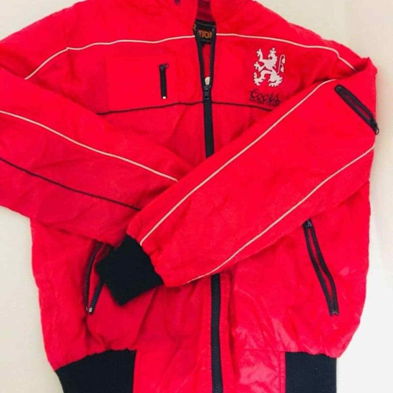 Coors Light racing jacket Mens Size Large Vintage Gem